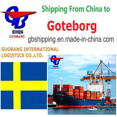 Tempo di transito 1-15 giorni Servizi di spedizione da Goteborg Servizio conveniente da Shenzhen