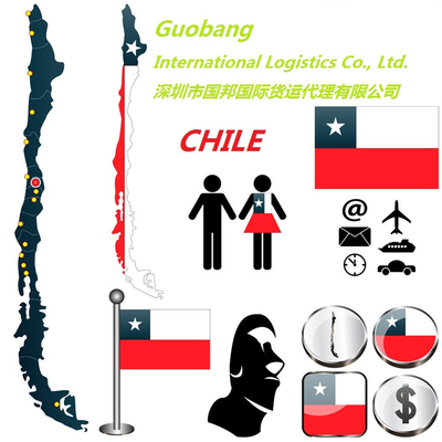 Servizio One Stop Booking-Pick-up-Customs Clearance-On Board Total Supply 500teu/Month to Chile Shipping Sea Air Express