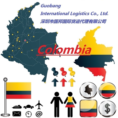 Spedizione conveniente per la Colombia Partenza da Shenzhen/HK//Xiamen/Shanghai/Tianjin via Mare, Aerea o Espresso Servizio Espresso FedEx