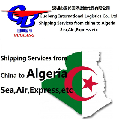 Confortevole trasporto aereo per l'Algeria Servizio di scalo unico Prenotazione-Pick-up-Customs Clearance-a bordo 40HQ