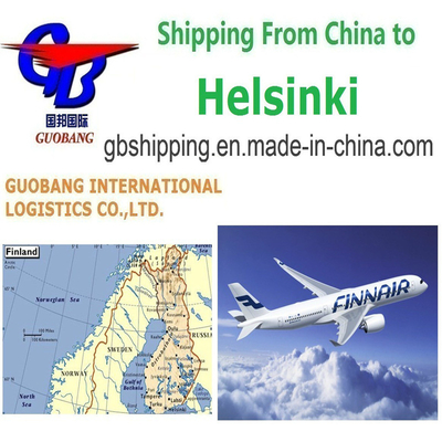 Servizi di personalizzazione e trasporto aereo di merci da Helsinki a Helsinki con dogana