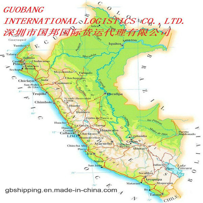 Ritiro dai fornitori al porto/magazzino Spedizione da a Perù via mare con servizio DHL Express