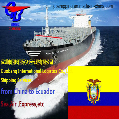 Spedizioni da Ecuador via mare Trasporto in camion Prelievo dai fornitori al porto/magazzino Personalizzazione