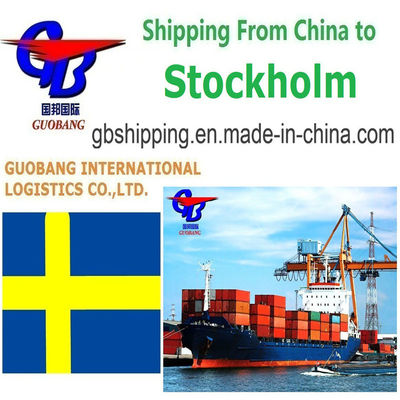 Servizi di spedizione aerea e marittima da a Stoccolma, Svezia, Co/Fa/Fe/FF, servizi aggiuntivi e LCL FCL con corriere