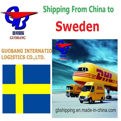 Guobang Ltd. Servizio DHL conveniente e professionale dalla Svezia