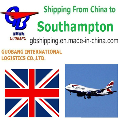 Servizi di spedizione aerea personalizzati Da a Southampton Servizio completo Prenotazione-Ritiro-Sdoganamento-a bordo