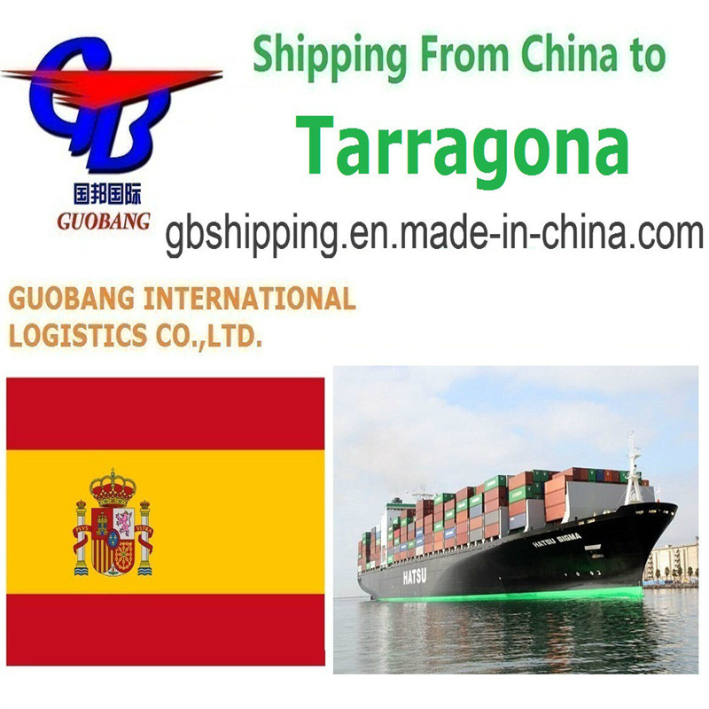Trasporto di merci da fornitori a porto/magazzino Migliori servizi di spedizione da Tarragona partenza Shenzhen/HK//Shanghai/Tianjin
