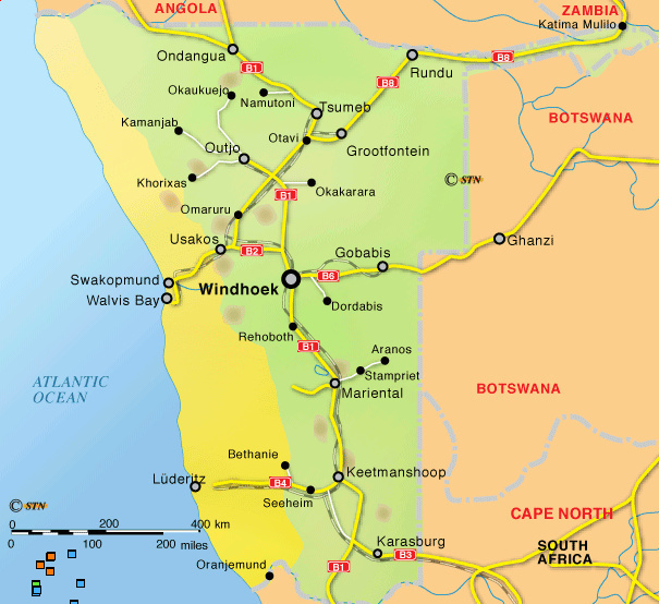 Spedizione sicura da e per la Namibia via mare per merci generiche, conveniente e accessibile